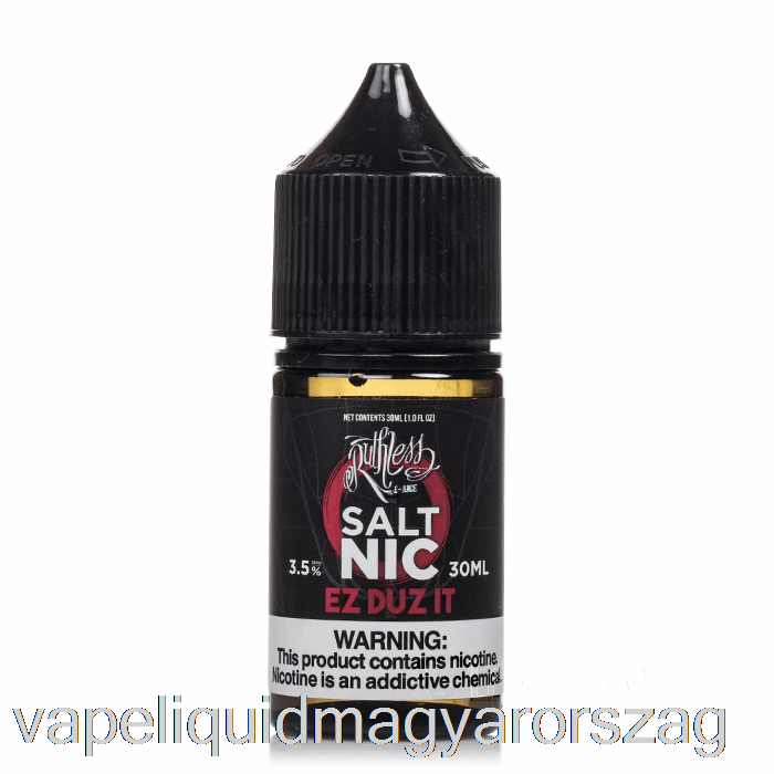 Ez Duz It - Ruthless Salt - 30ml 20mg Vape E Cigi